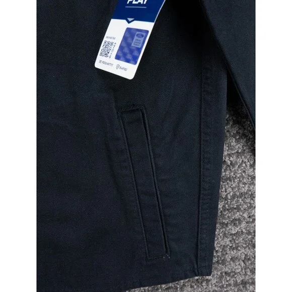 Ford Motors Chore Jacket Mens Medium Black Heavy Twill Graphic Print Logo NWT - Picture 7 of 16